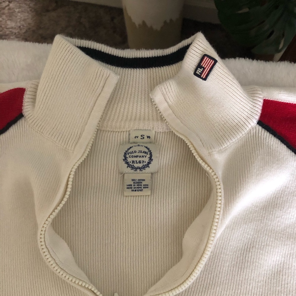 VINTAGE Ralph Lauren Polo Jeans half-zip sweater
